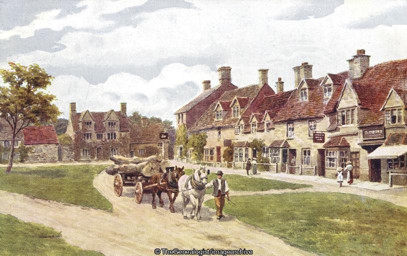 The Green, Broadway, Worcestershire from TheGenealogist’s Image Archive